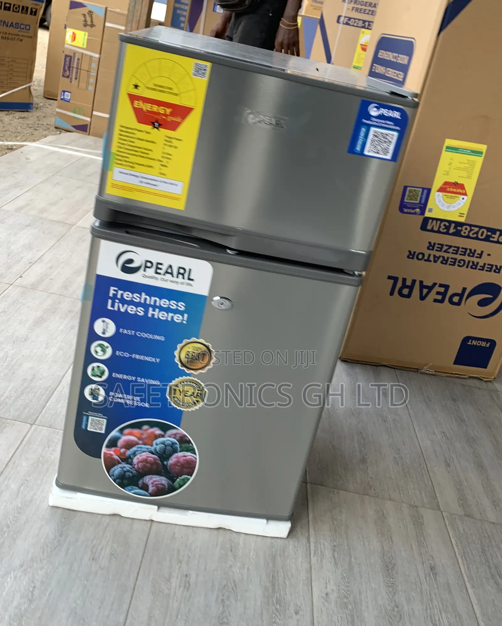 Zealous New Midea 87l Double Door Table Top Fridge