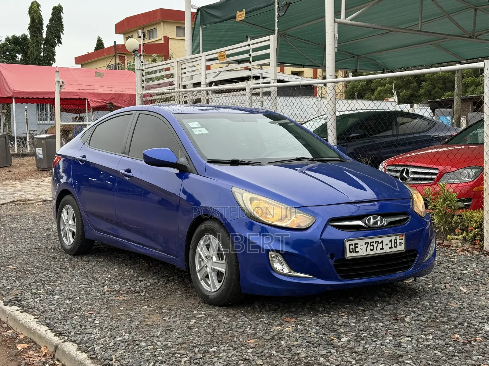 Hyundai Accent GLS 4dr Sedan (1.6L 4cyl 6M) 2014 Blue