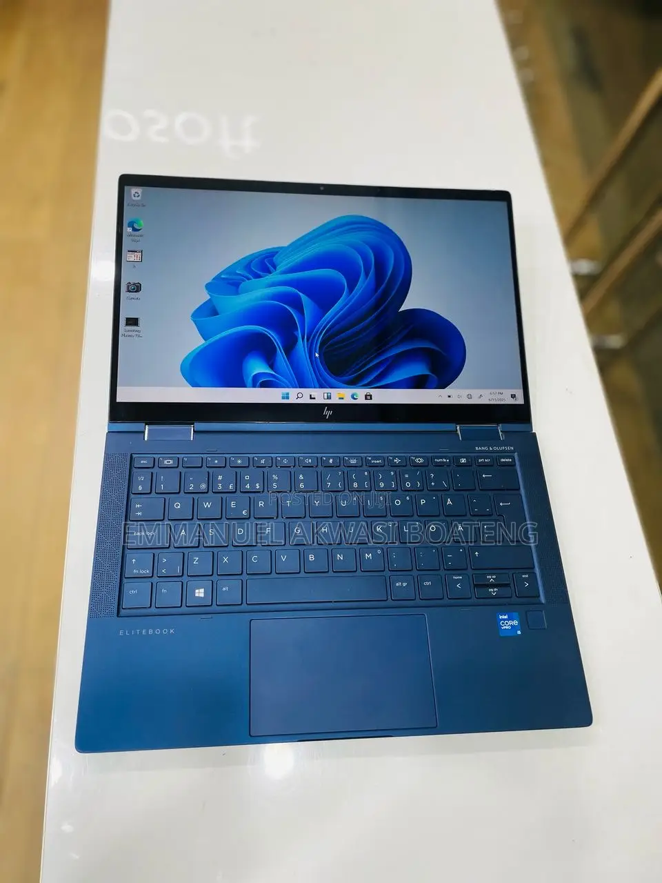 New HP Elite Dragonfly x360 11th Gen 16GB Intel Core i7 SSD 512GB