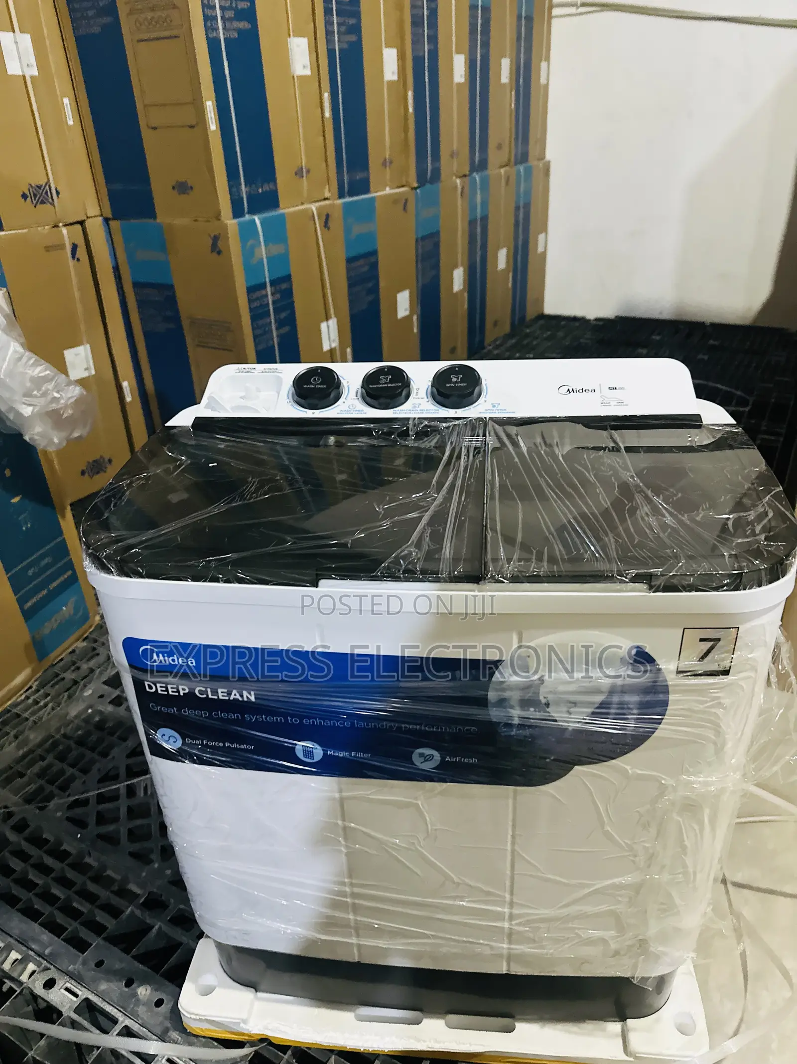 Grab the New Topload Twintub Semi Automatic Midea 7kg