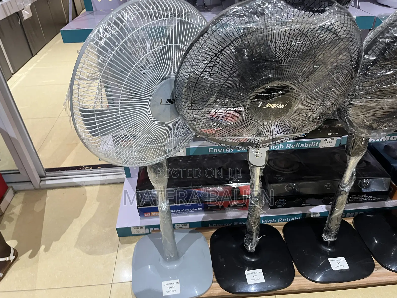 Quality Standing Fan, Grey #Tj006