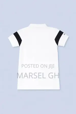 Polo Shirt For Kids - White