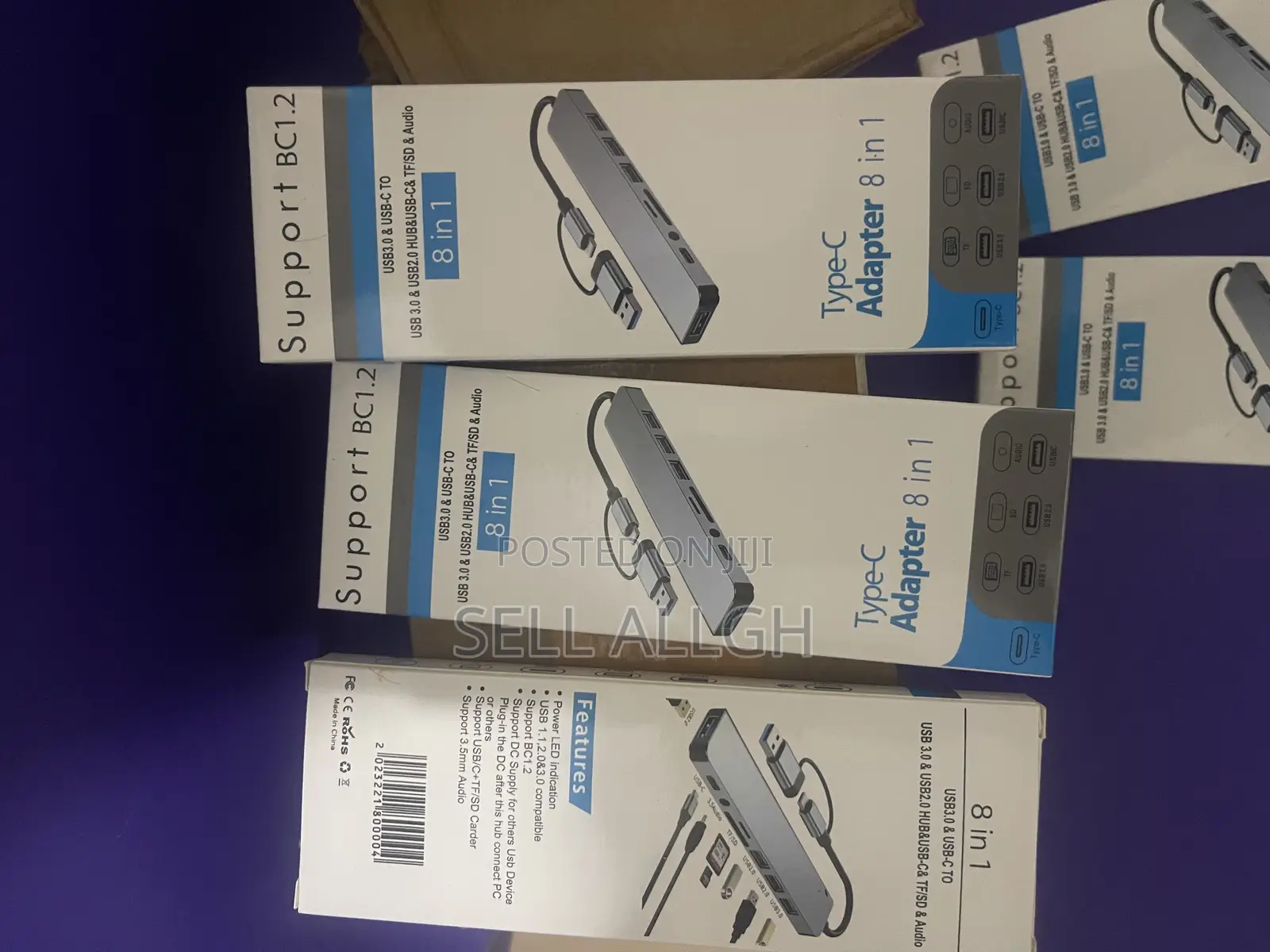 8 in 1 Type -C - Usb Adapter