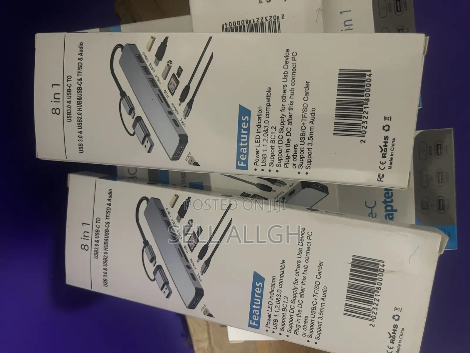 8 in 1 Type -C - Usb Adapter