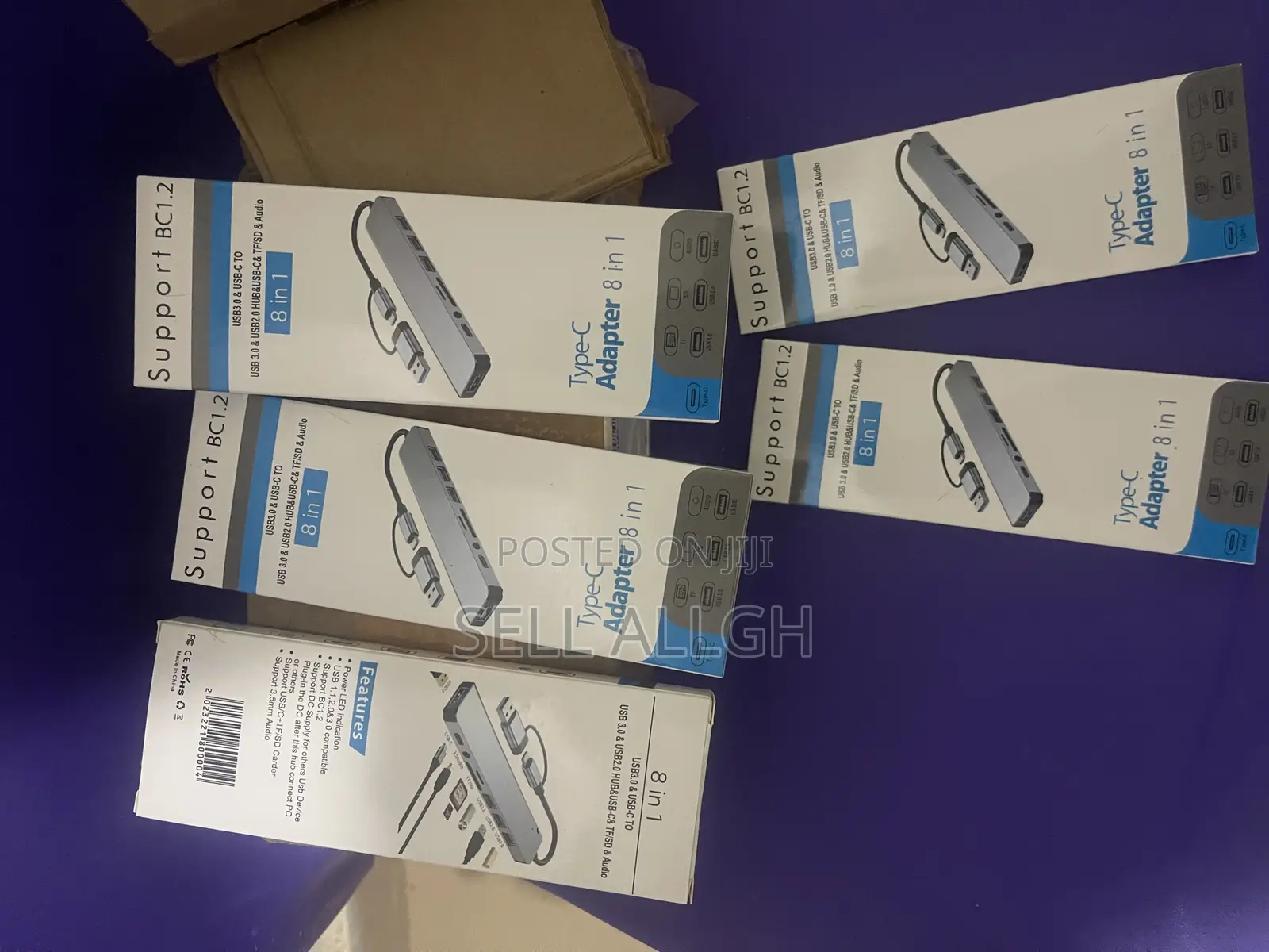 8 in 1 Type -C - Usb Adapter