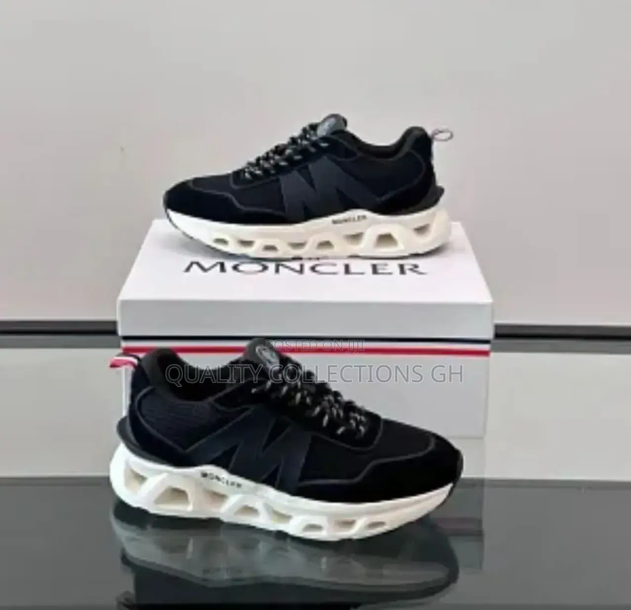 Moncler Black White Sneaker