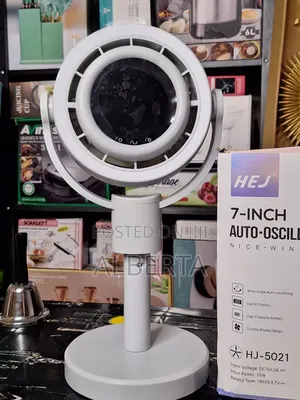 7 Inches Rechargeable Fan