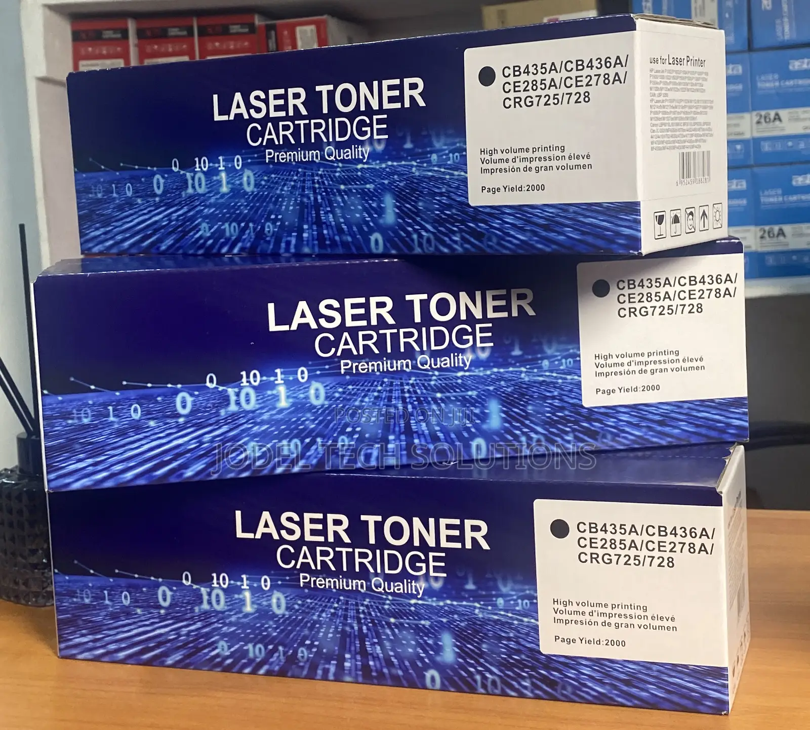 Premium Laser Toner Cartridge – Cb435a / Cb436a / Ce285a / Ce278a