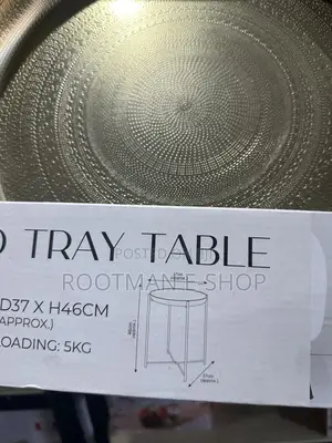 Home Collection Gold Tray Table
