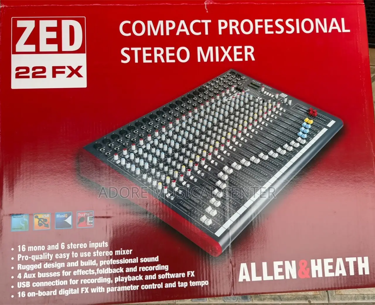 Allen Heath Zed22fx 22 Channels Professional Mixer