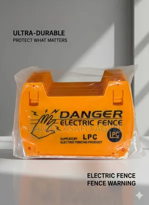 Electric Fence Warning Sign