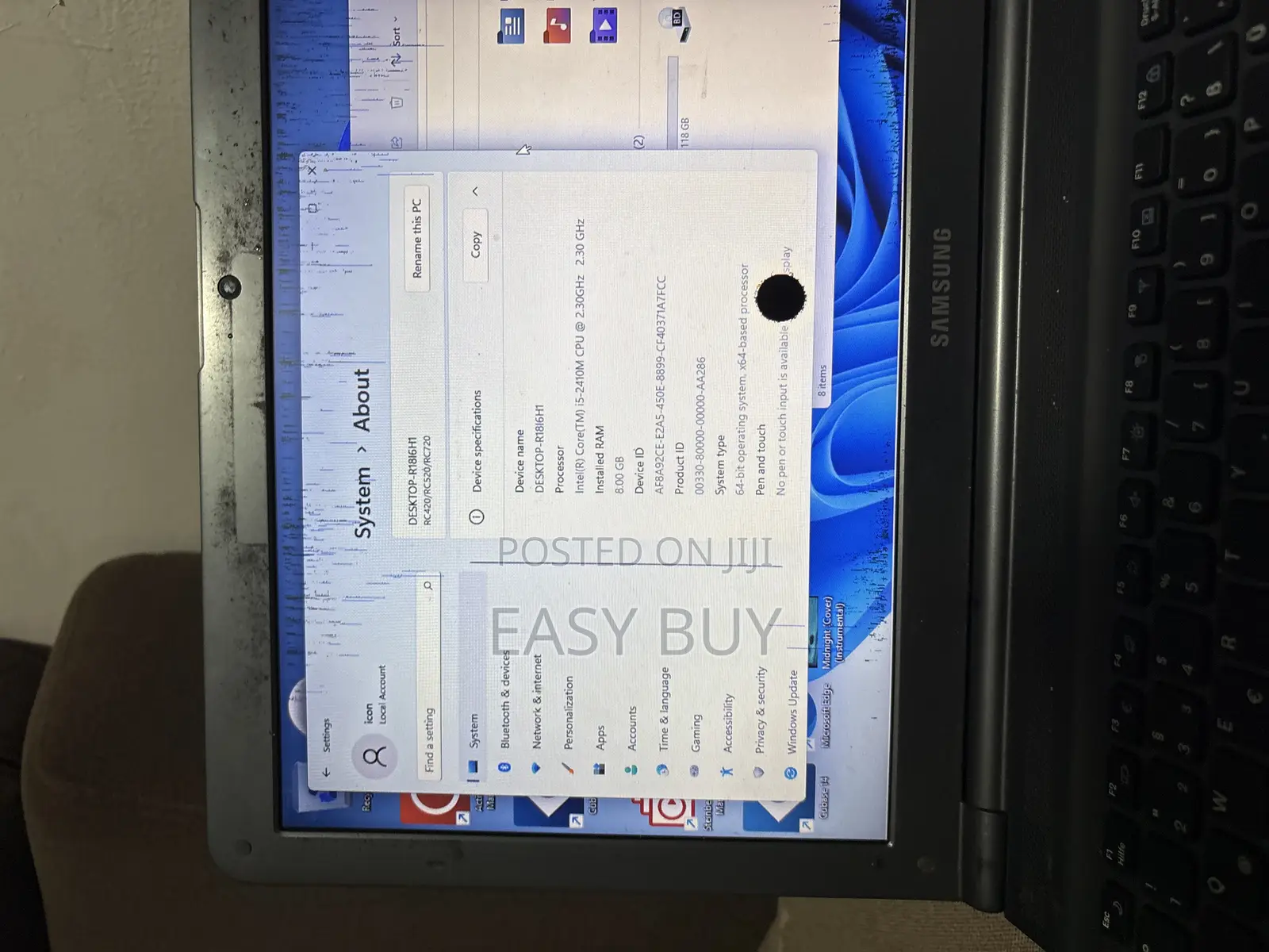 Laptop Samsung RC520 8GB Intel Core i5 HDD+SSD 128GB