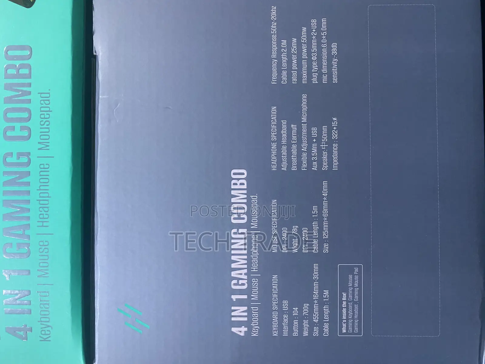 4in 1 Gaming Combo ( Gaming Keyboard,Mouse,Headset, Mousepad)
