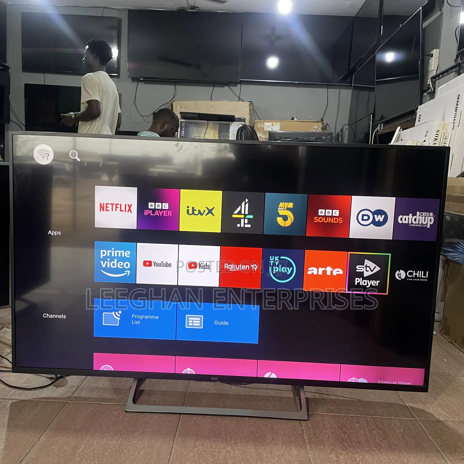 55 Inches Sony Bravia Smart Tv