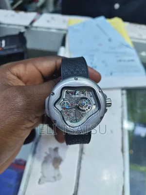 Hublot Mp-17 Meca-10 Arsham Splash Titanium Sapphire Watch.