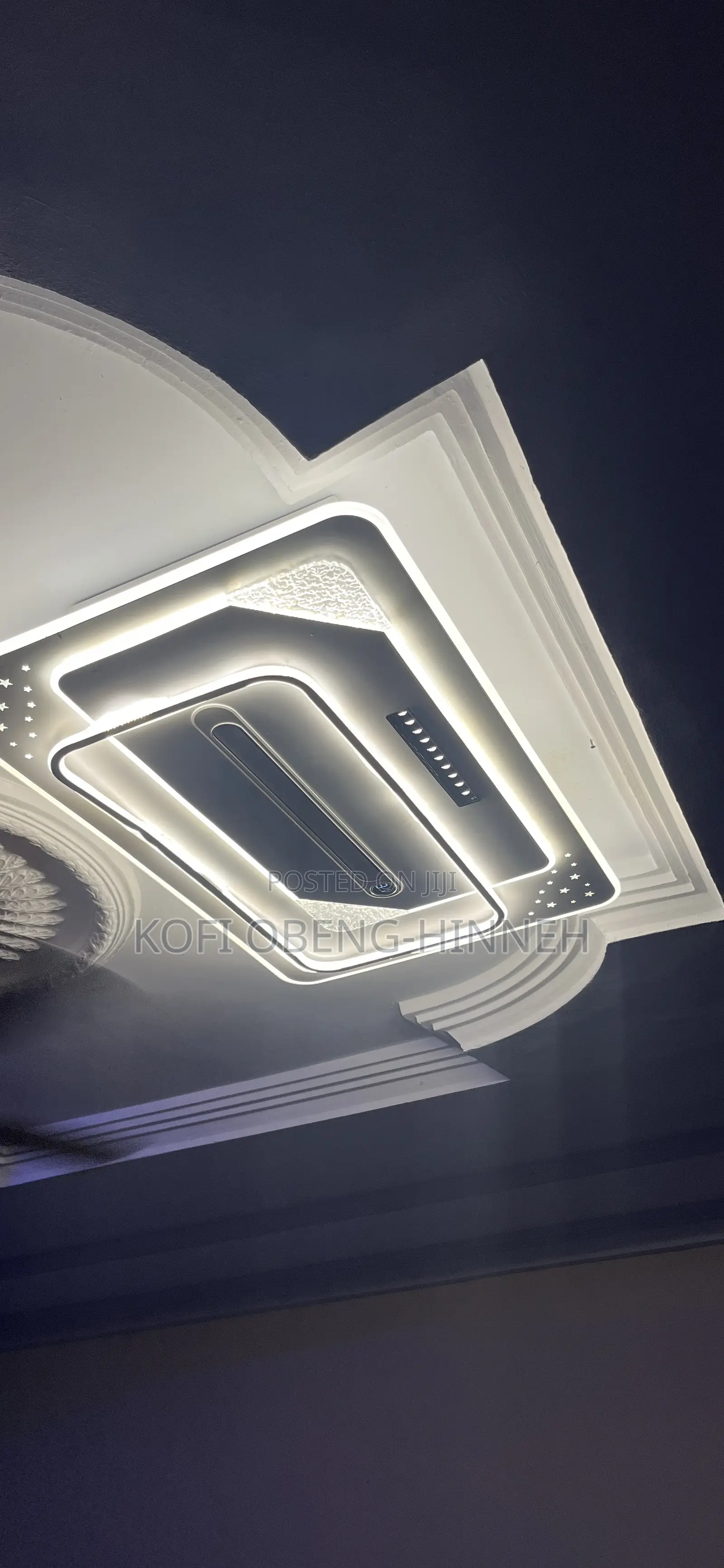 Decorative Ceiling Light With Fan