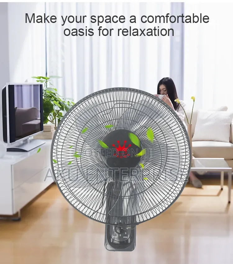 Electric Industrial Wall Mounted Fan 16 Rope Control