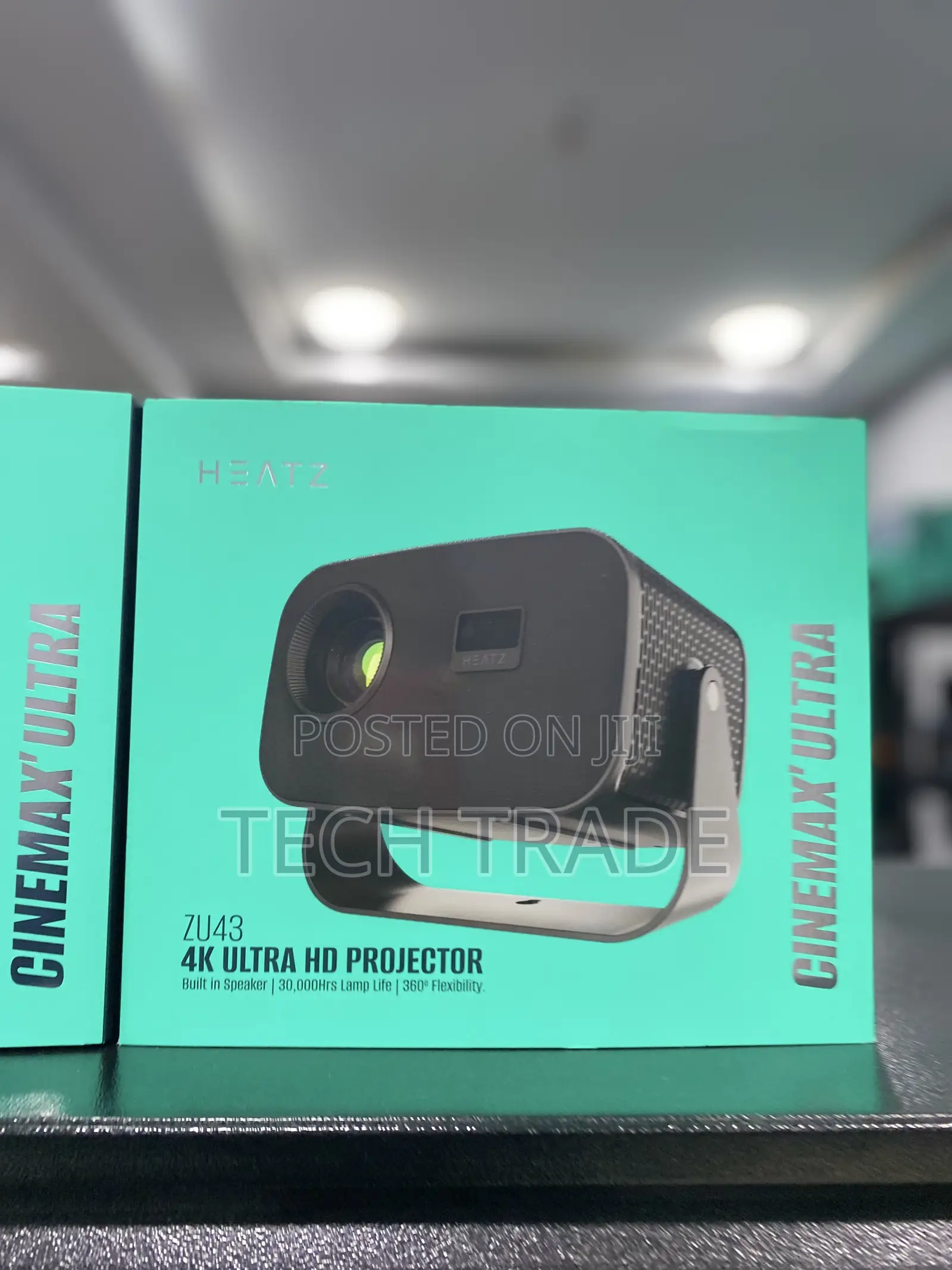 Heatz Android Ultra Hd Projector (With Built in Speaker)