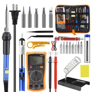 Full Set Easy And Portable 19pcs 220v 60w Electric Soldering Iron Kit