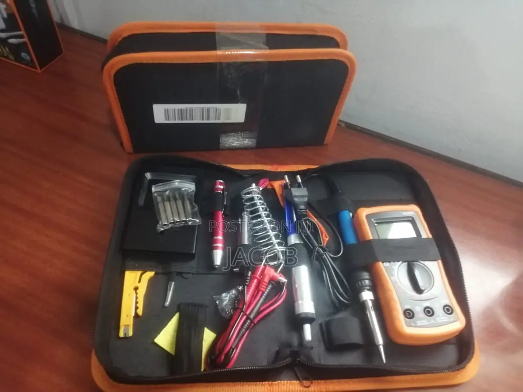 Full Set Easy And Portable 19pcs 220v 60w Electric Soldering Iron Kit