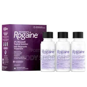 Women's Rogaine Minoxidil Topical Solution for Hair Thinning and Loss