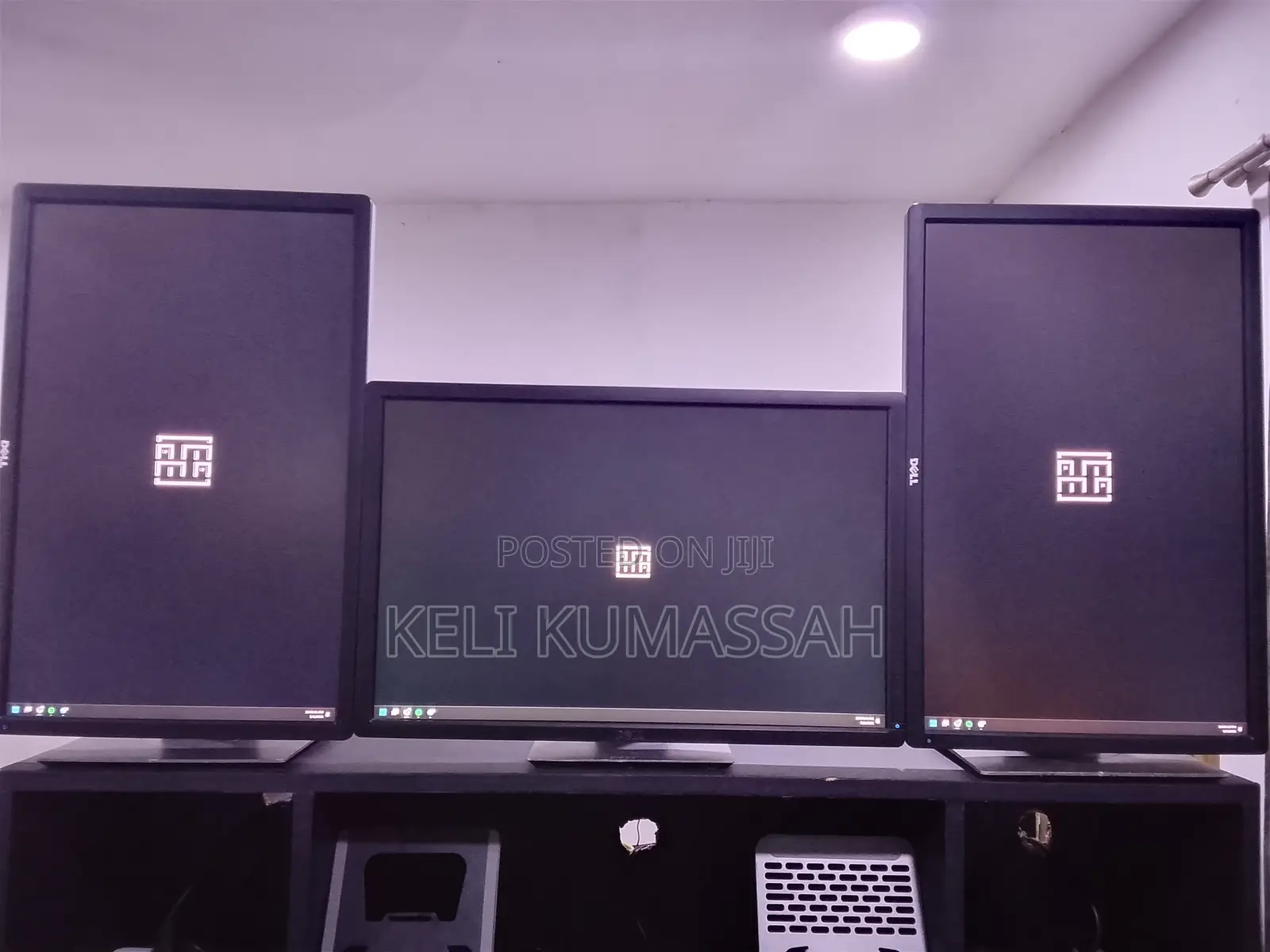Triple Dell Ultrasharp (U2412m) Monitors - GHC 1200 (Combined Price)