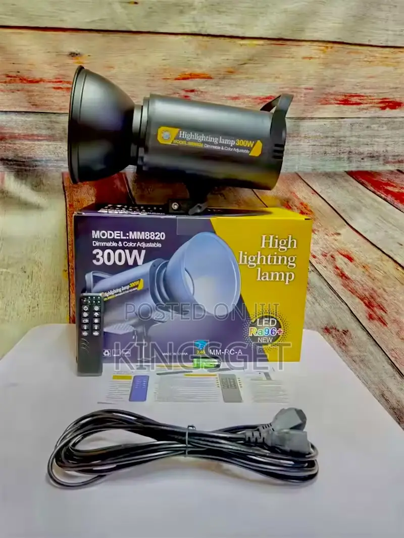 300w Studio Light For Video Photography, Studios, Content Streaming