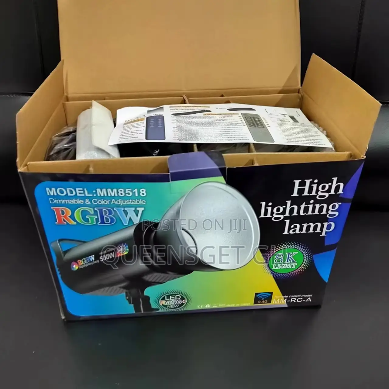 500w Studio Light Rgb Photography Video Light For Content Streaming,