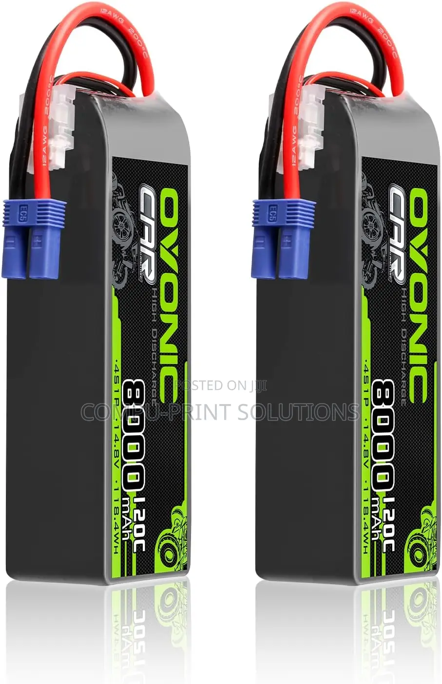 Ovonic 4s Lipo Battery 14.8v 8000mah 120c With Ec5 Connector