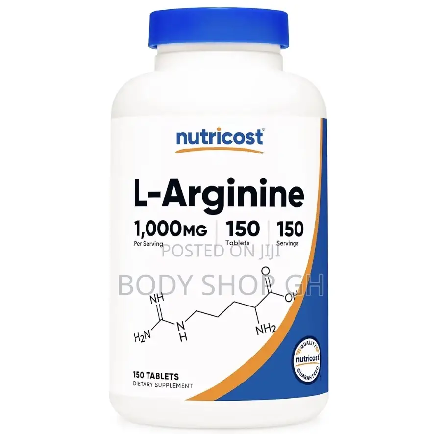 Nutricost L-Arginine 1000mg, Amino Acid Tablets (150 Tablets)