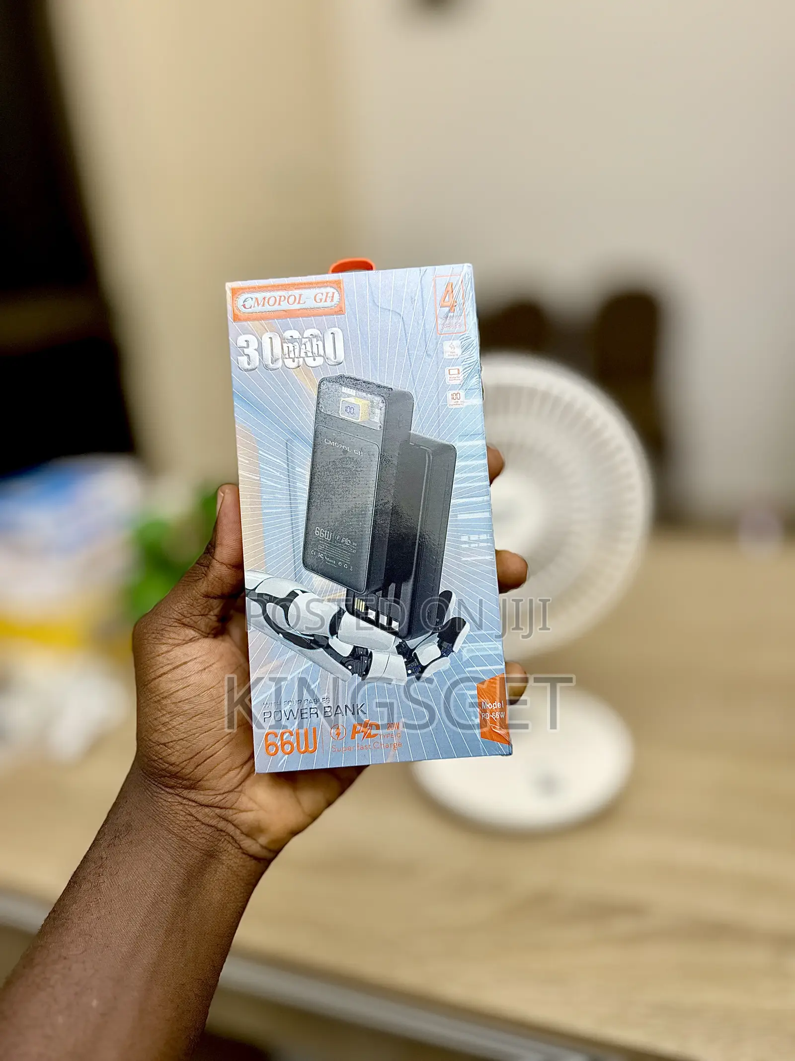 30000mah Power Bank for iPhone Type C and Normal Android