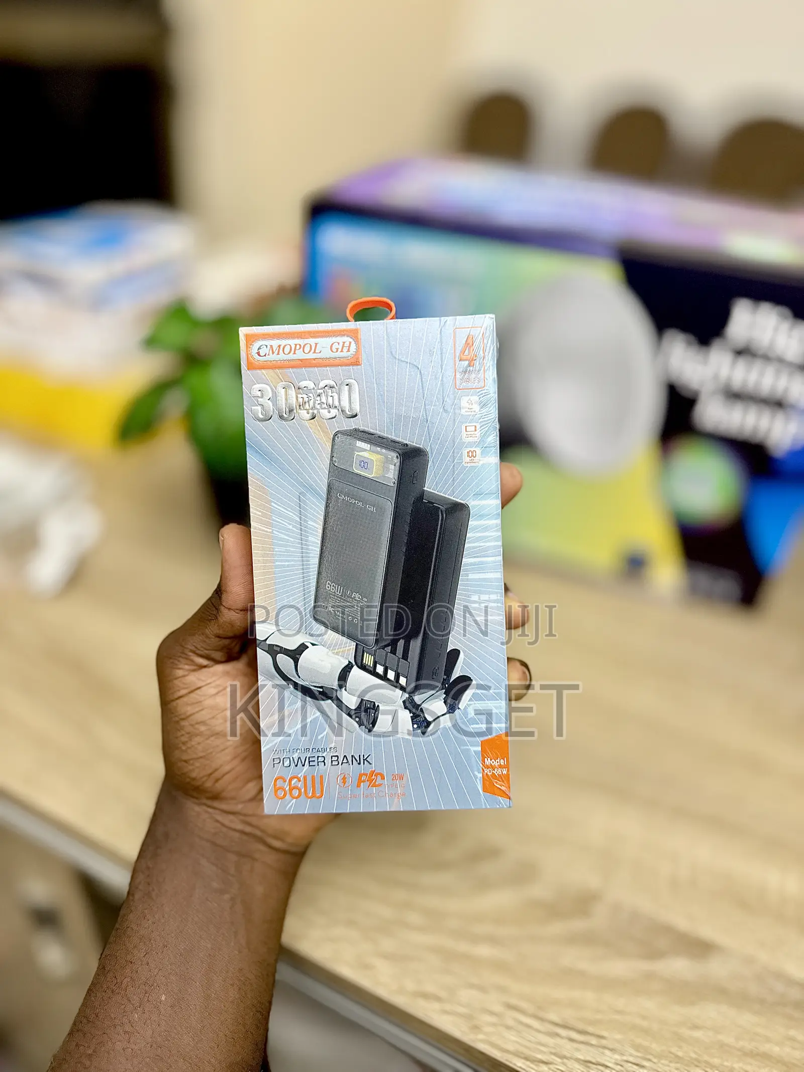 30000mah Power Bank for iPhone Type C and Normal Android