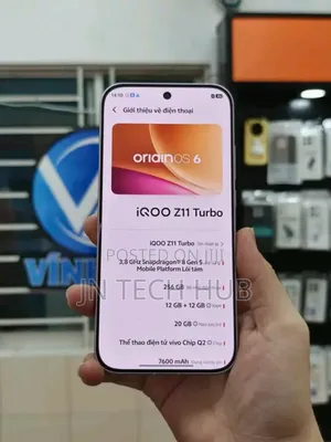 New Vivo iQOO Z10 Turbo Pro 256 GB White