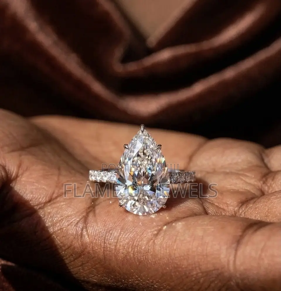 Empress Pear Shape Engagement or Promise Ring