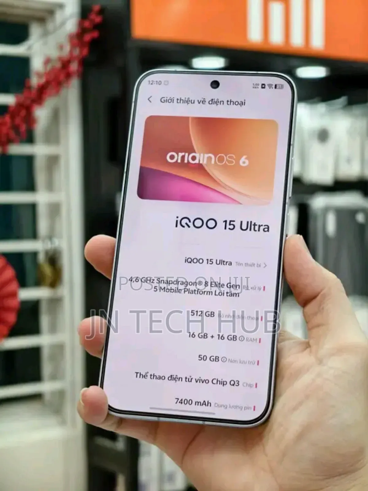 New Vivo iQOO 15 512 GB White