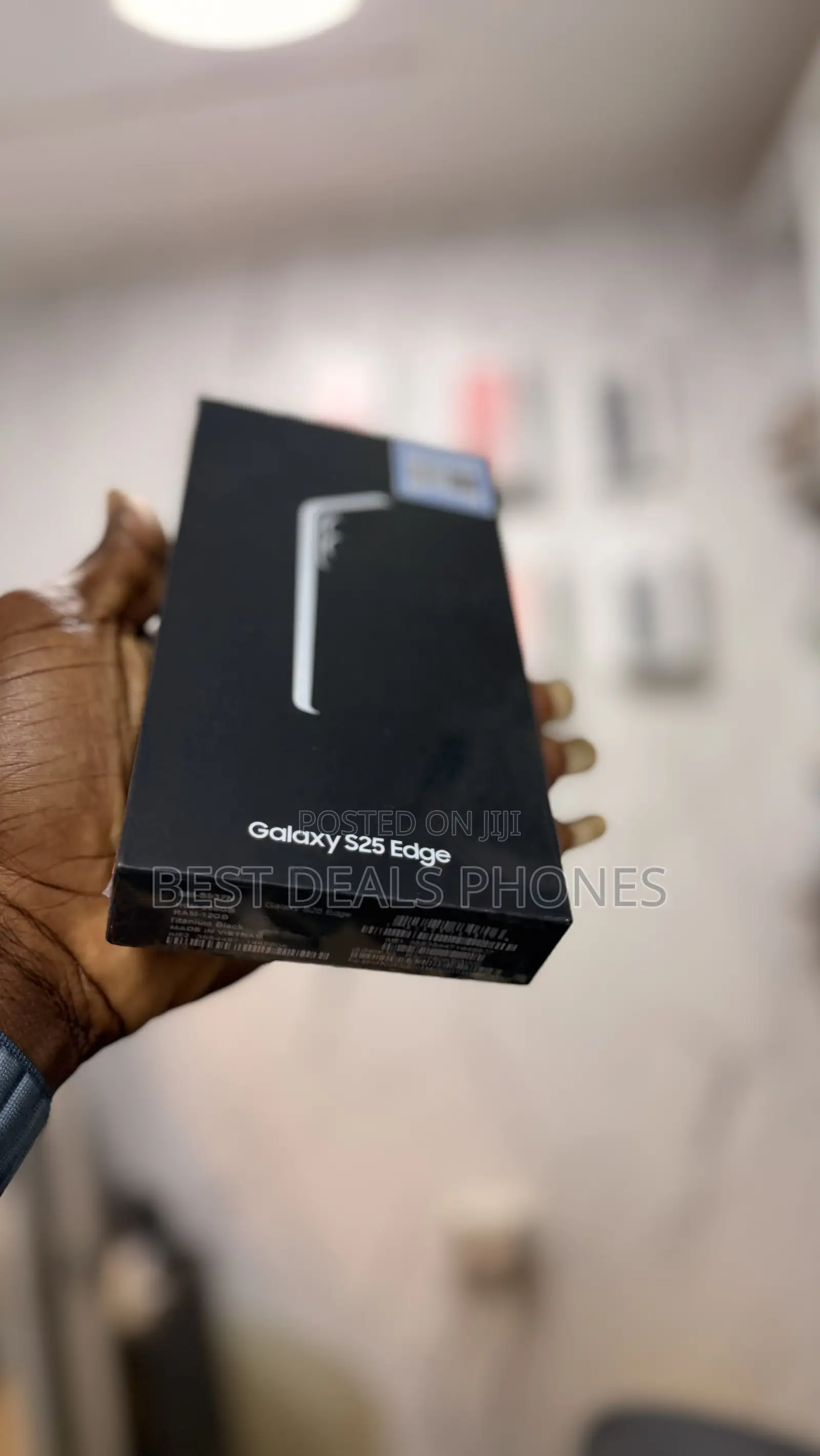 New Samsung Galaxy S25 Edge 256 GB Black