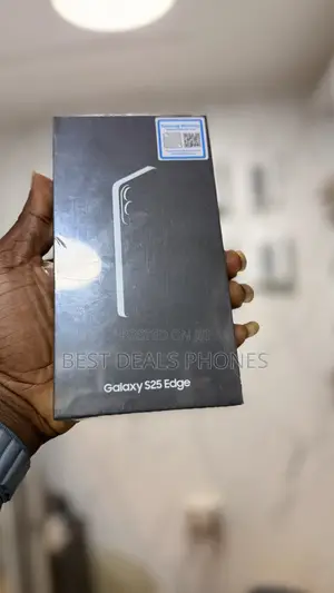 New Samsung Galaxy S25 Edge 256 GB Black