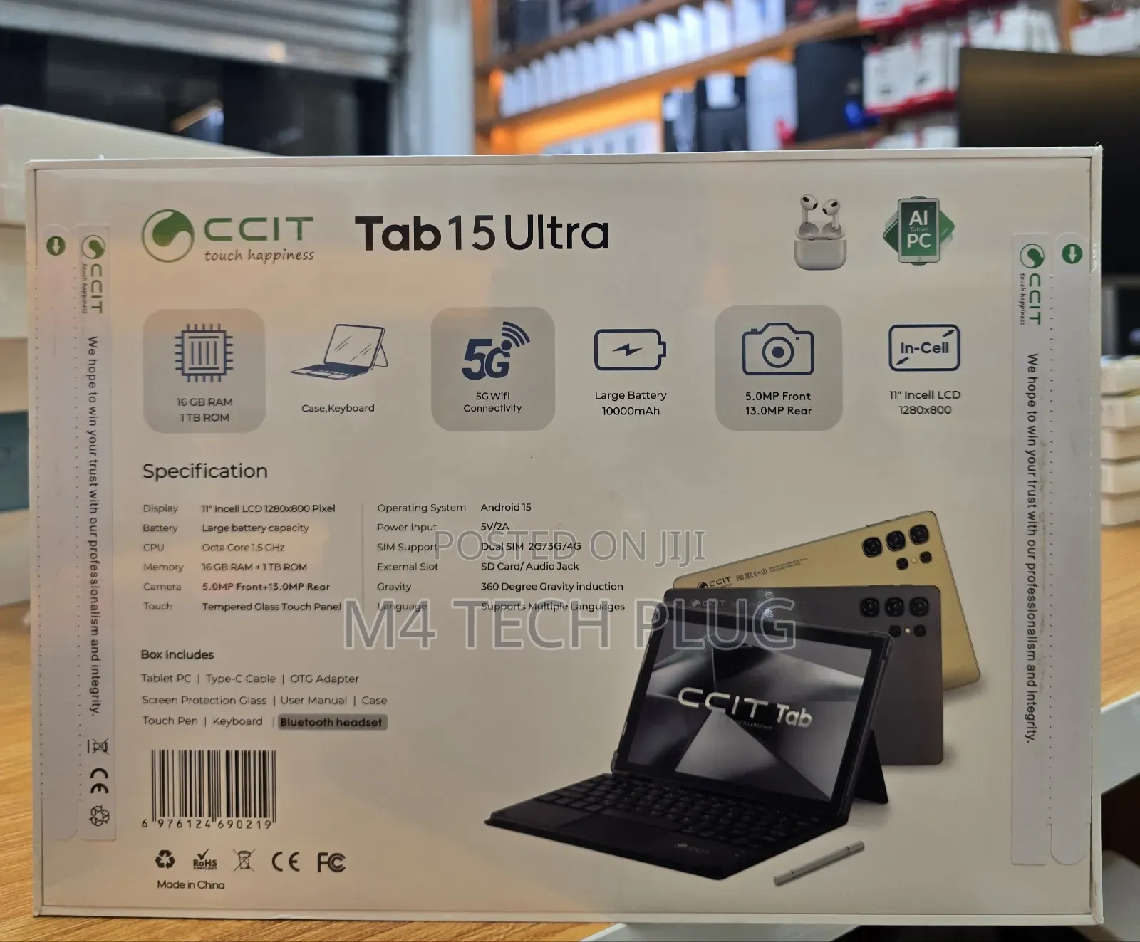 New CCIT Pad One 1 TB Black