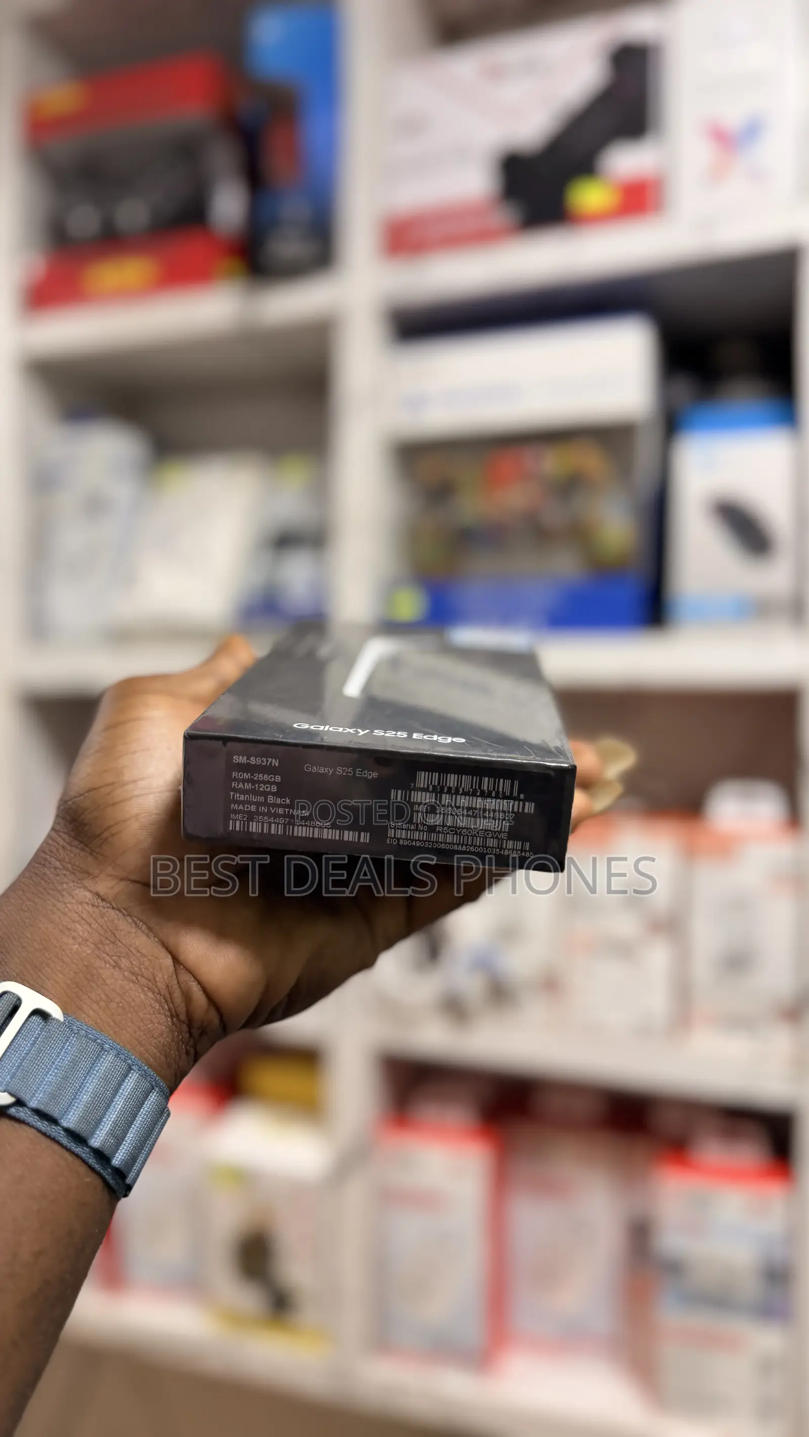 New Samsung Galaxy S25 Edge 256 GB Blue