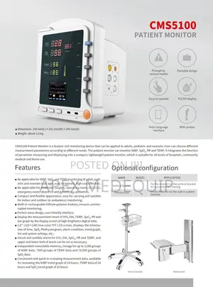 Contec Patient Monitor With Stand