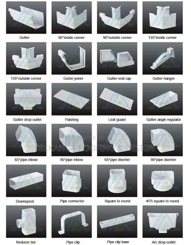 Modern PVC Gutter Systems for Luxury Homes