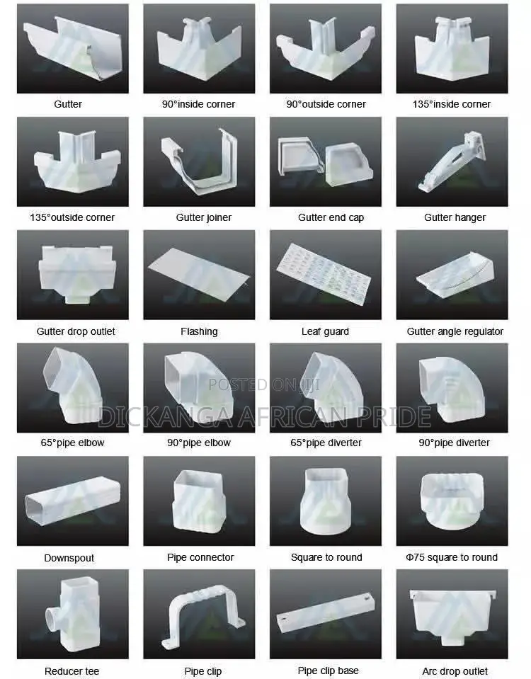 Modern PVC Gutter Systems for Luxury Homes