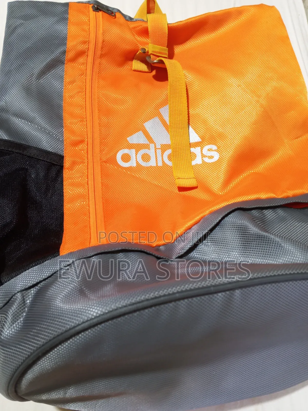 A Fashionable Backpack Orange, Gray Black