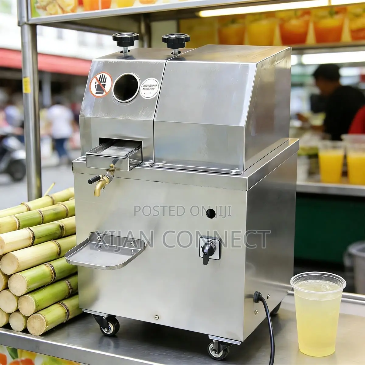 Commercial Sugarcane Electric Juice Extractor