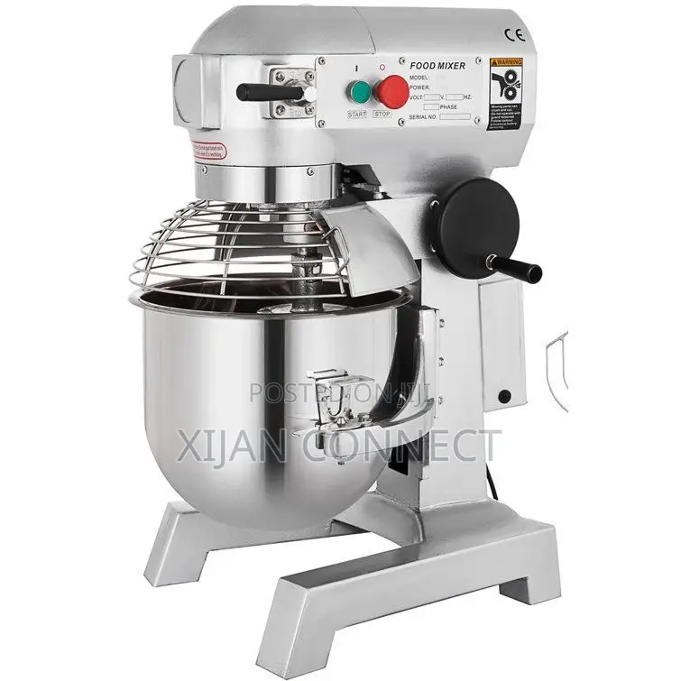 20l Commercial Dough / Planetary Food Mixer With Stainless Steel Bowl