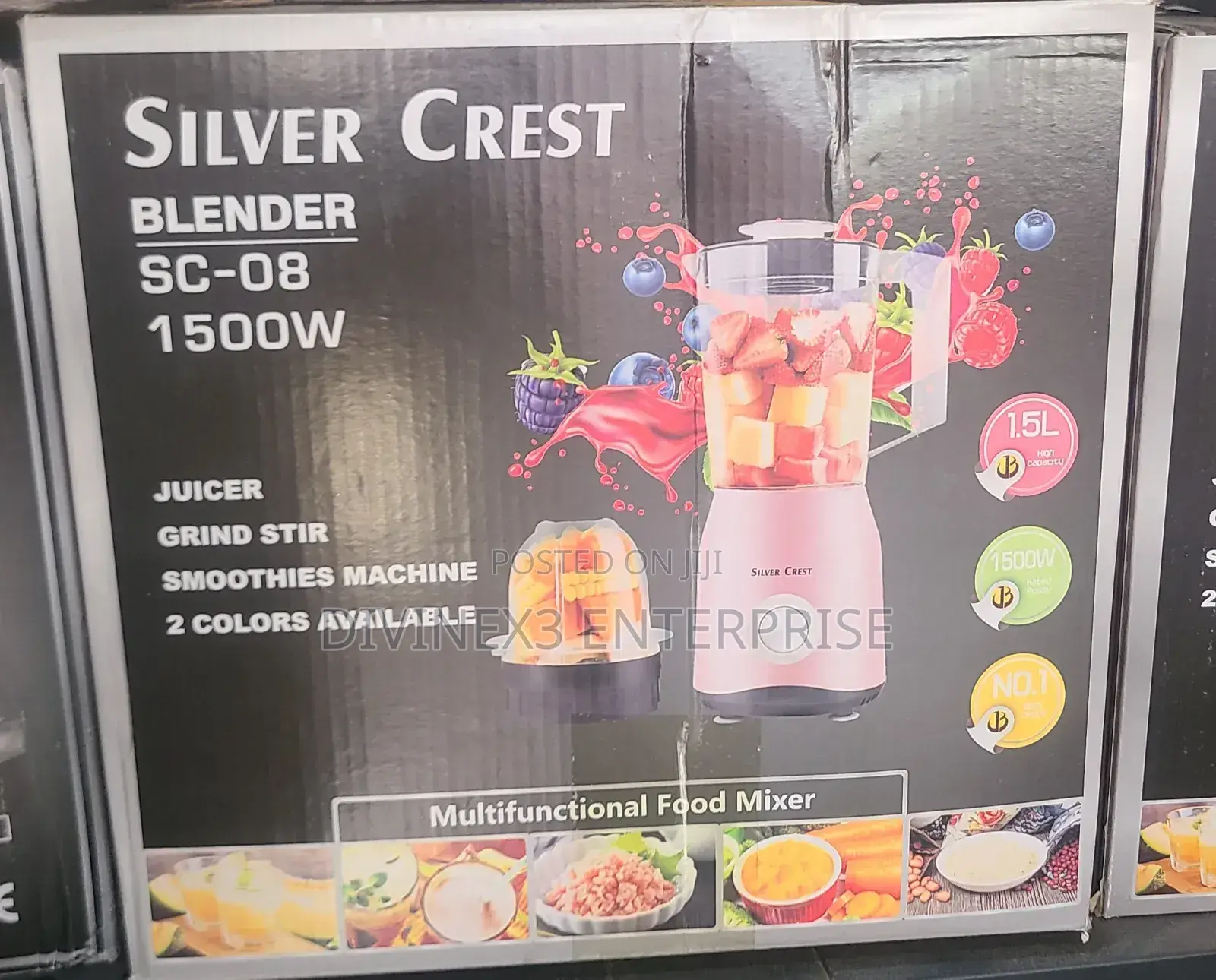 Silver Blender Sc-08 1500w Crest 1.5l