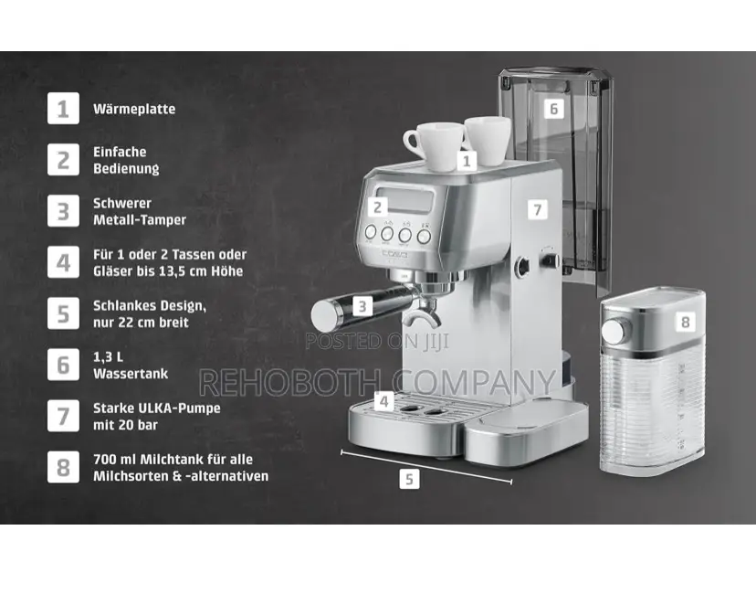 Caso Espresso Gourmet Latte - Filter Machine