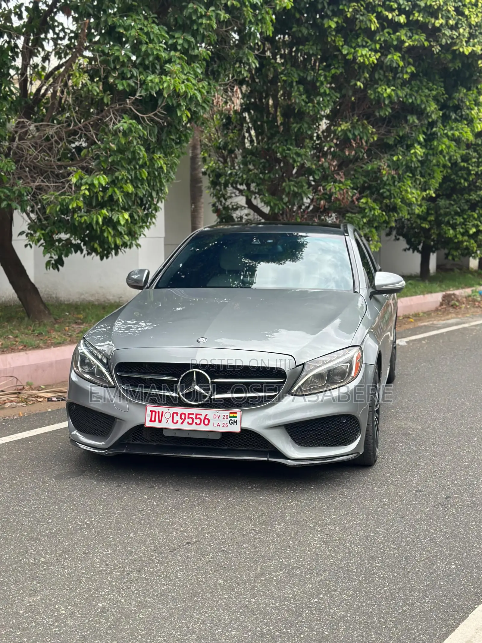 Mercedes-Benz C300 Luxury 4Matic Sedan AWD (2.0L 4cyl 7A) 2016 Silver