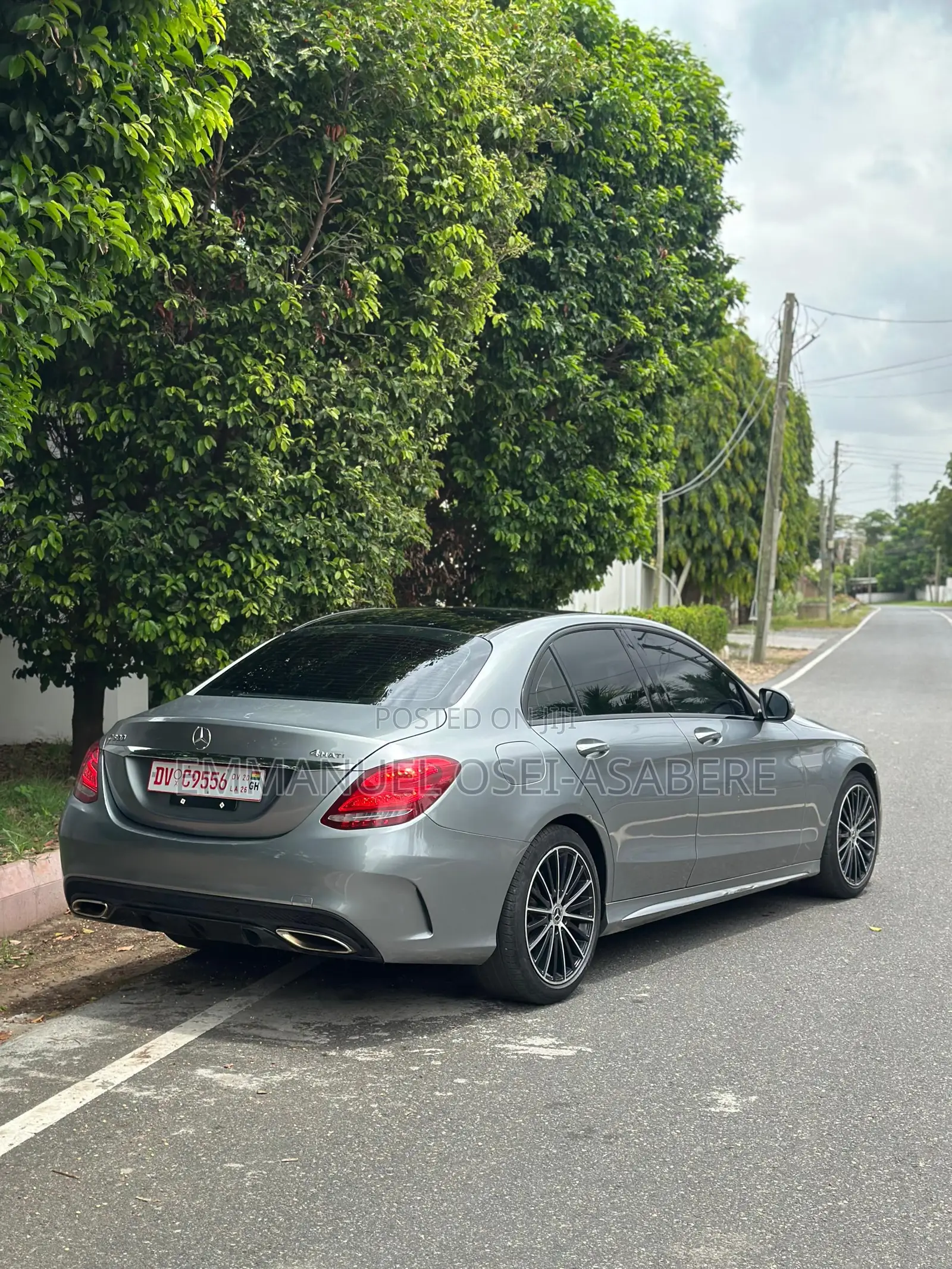 Mercedes-Benz C300 Luxury 4Matic Sedan AWD (2.0L 4cyl 7A) 2016 Silver