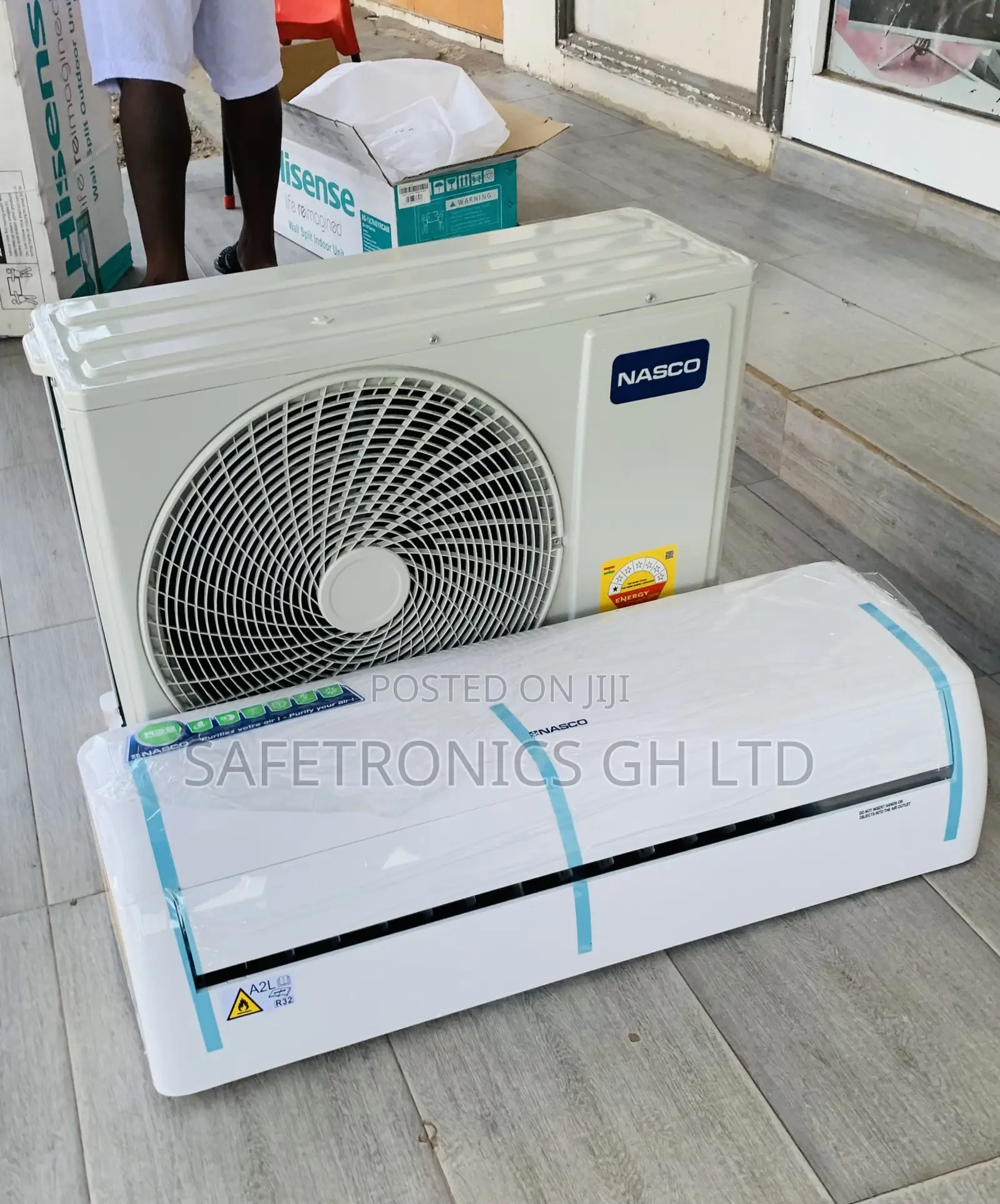 Sealed White Nasco 2.5hp Split Inverter Air Condition